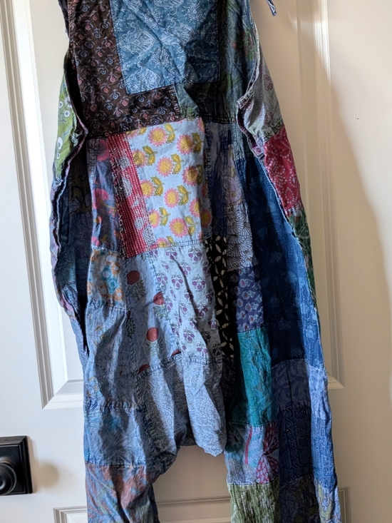 deadheads closet Pants - Patchwork Boho Hippie Harem Overalls Deadheads Closet One size.